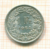 1 франк. Швейцария 1964г
