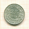 2 франка. Швейцария 1965г