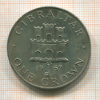 1 крона. Гибралтар 1967г
