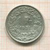 1 франк. Швейцария 1921г