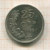 25 сантимов. Люксембург 1927г