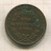 1/4 анны. Ост-Индская Компания 1835г