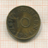 10 франкенов. Саарланд 1954г