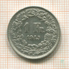 1 франк. Швейцария 1945г