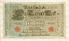 1000 марок. Германия 1910г