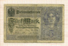 5 марок. Германия 1917г