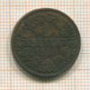 1 крейцер. Баден 1868г