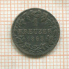 1 крейцер. Бавария 1863г