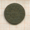 1 крейцер. Бавария 1867г