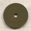 1 пенни. Южная Родезия 1947г