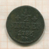 1/2 штубера. Юлих-Берг 1786г