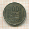 100 франков. Алжир 1950г