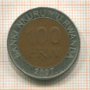 100 франков. Руанда 2007г