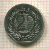 2 франка. Франция 1998г