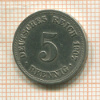 5 пфеннигов. Германия 1907г
