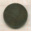 1 сентаво. Аргентина 1890г