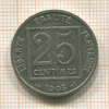 25 сантимов. Франция 1903г