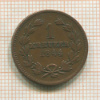 1 крейцер. Баден 1844г