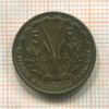 5 франков. Французская Западная Африка 1956г