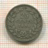 25 центов. Нидерланды 1904г