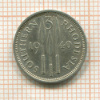 3 пенса. Южная Родезия 1940г