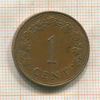 1 цент. Мальта 1972г