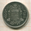 100 песет. Испания 1975г