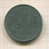 1 франк. Бельгия 1943г