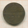 2 пфеннинга. Пруссия 1860г