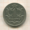 1 злотый. Польша 1929г