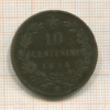 10 сентесимо. Италия 1894г