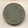 5 франков. Швейцария 1931г