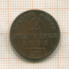 2 пфеннинга. Пруссия 1855г