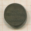 1 грош. Саксония 1856г
