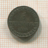 6 пфеннигов. Ганновер 1846г