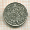 1/2 кроны. Великобритания 1944г