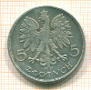 КОПИЯ МОНЕТЫ. 5 злотых 1927 г. Польша