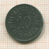 Нотгельд. 10 пфеннигов. Германия. Тангермюнде