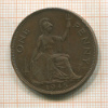 1 пенни. Великобритания 1945г
