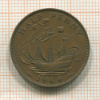 1/2 пенни. Великобритания 1944г