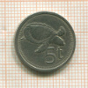 5 тоа. Папуа Новая Гвинея 1990г