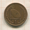 1 пенни. Остров Мэн 1999г