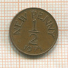 1/2 пенни. Гернси 1971г