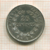 25 сантимов. Коста-Рика 1967г