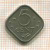 5 центов. Нидерландские Антильские острова 1975г
