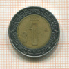 1 песо. Мексика 2008г