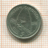 5 пенсов. Остров Мэн 1990г