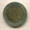 500 песо. Чили 2008г