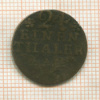 1/24 талера. Пруссия 1783г