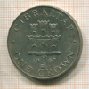 1 крона. Гибралтар 1967г